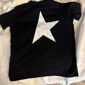 Golden Goose Black Star Graphic Men's Shirt